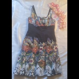 Nine West women's floral print dress size 6